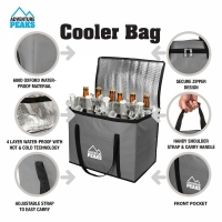 Geanta termoizolanta 30 litri, 40 x 26 x 33 cm, gri, Vivo 6633
